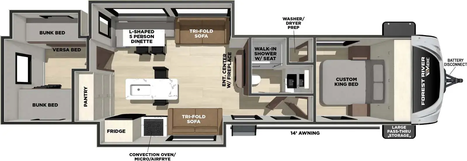 3400BH Floorplan Image